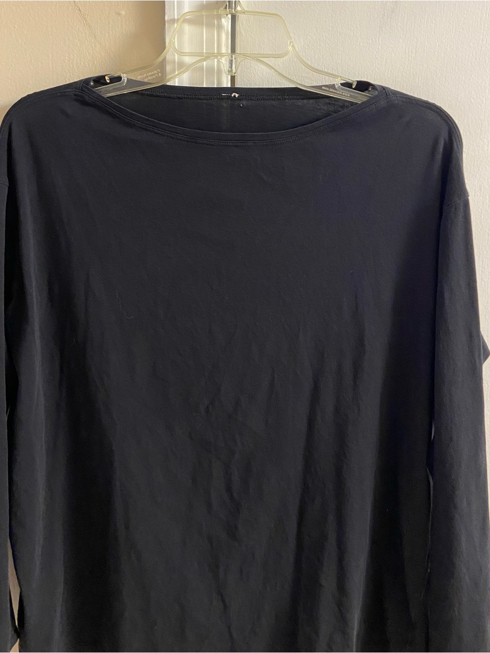 Lululemon Everyday Black Long-Sleeve Crew Neck Top Large - Picture 4 of 7